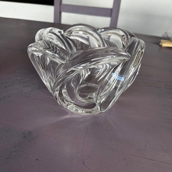 Art Vannes France 1940's Chrystal Vase - Picture 1 of 6